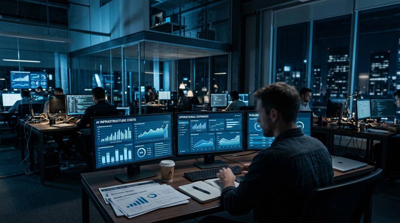 The Number Nobody Puts in the Series B Deck: What AI Actually Costs When It Starts Working